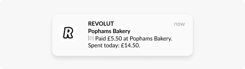 transactional push notification